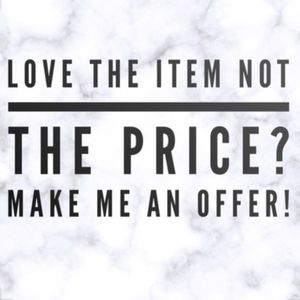 Make on offer if you like items